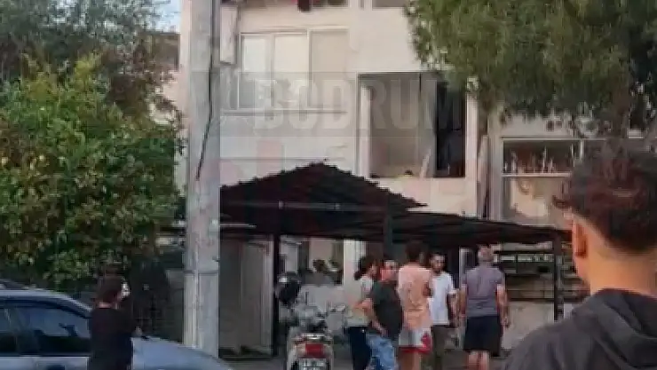 Turgutreis'de Çıkan Yangın Korku Dolu Anlar Yaşattı