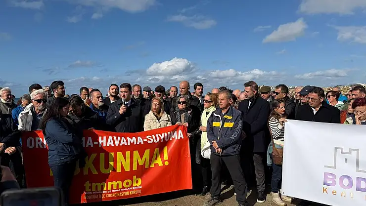 Turgutreis'e Yapılan Liman İçin Eylem Yaptılar
