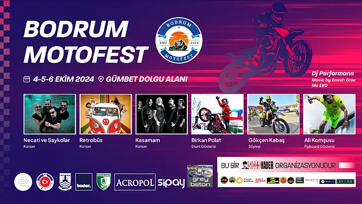 Uluslararası Bodrum Motofest Başlıyor