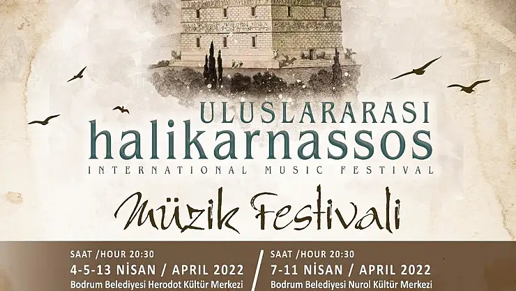 Uluslararası Halikarnassos Bodrum Müzik Festivali Başlıyor