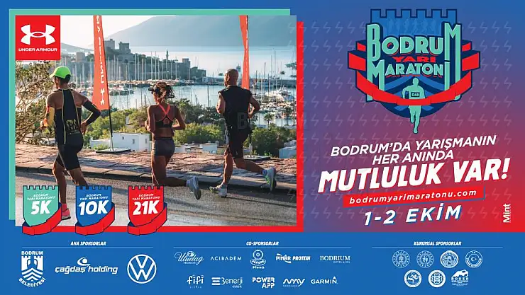 Under Armour 5. Bodrum Yarı Maratonu Başlıyor!