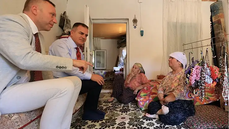 Vali Akbıyık, azmiyle ilham veren Burnak'ı yalnız bırakmadı