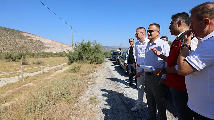 Vali Akbıyık Milas OSB bölgesinde incelemelerde bulundu