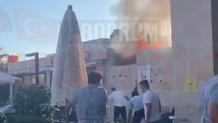 Yalıkavak Marinada Yangın Paniği
