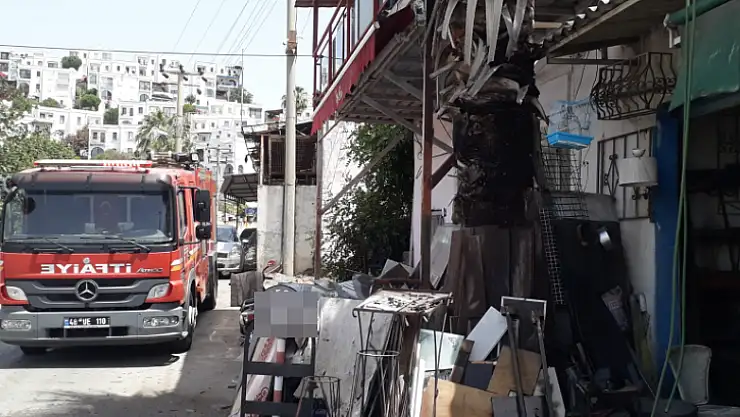 Yangın Kısa Süreli Paniğe Neden Oldu