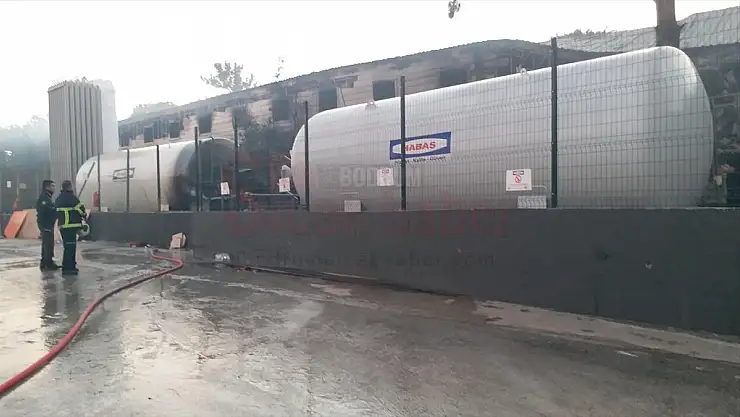 Yangında yaralanan otel personeli ambulans uçakla İstanbul'a nakledildi