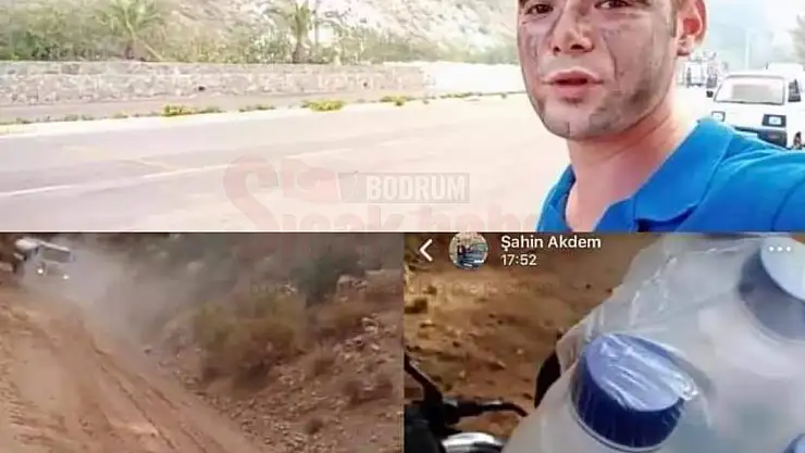 Yangınla Mücadele Eden Ekiplere Kendi İmkanlarıyla  Su Taşırken Yangında Can Verdi