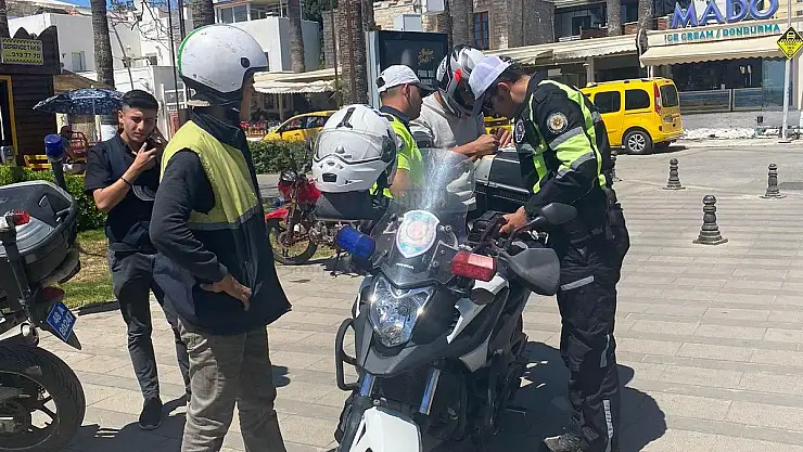 Yaya Yolunu Kullanan Motosikletler Denetimlerde Yakalandı