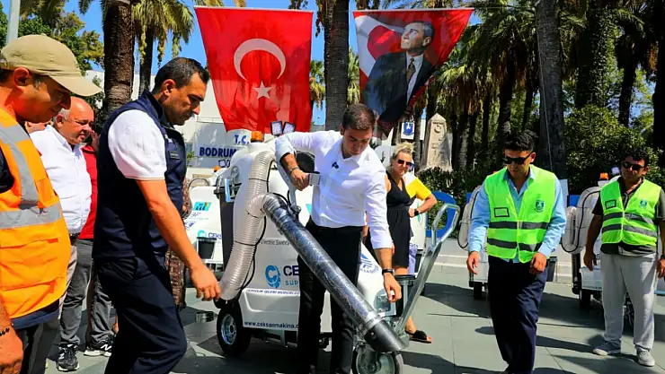 Yeni nesil elektrikli yol süpürme araçları hizmete girdi