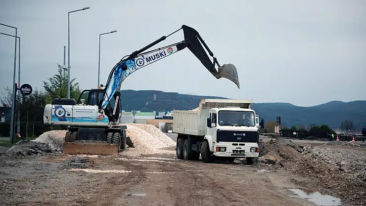 Yeni Otogar Yolunda Çalışmalar Devam Ediyor