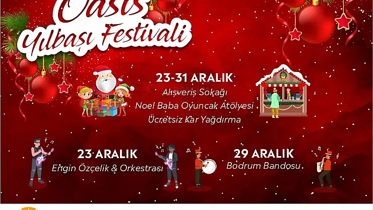 Yeni Yıl Coşkusu Bu Sene de Oasis Bodrum'da