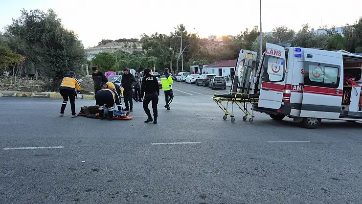 Yola Kontrolsüz Şekilde Çıktı, 1 Yaralı