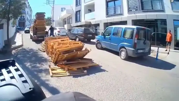 Yük değil tehlike taşıdı !