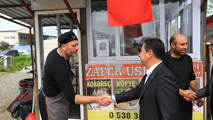 Ahmet Aras, Dalaman'da Meslek Odaları ve Sanayi Esnafı ile Buluştu