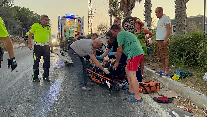 Aras ailesinin gelini trafik kazasında yaralandı !