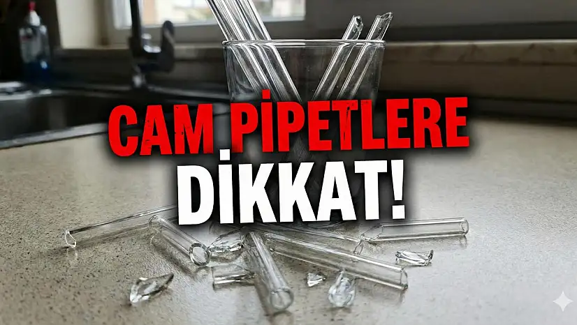 Cam pipetlere dikkat