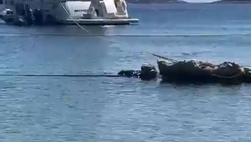 Halkın denize girişi halatlarla kapatıldı !