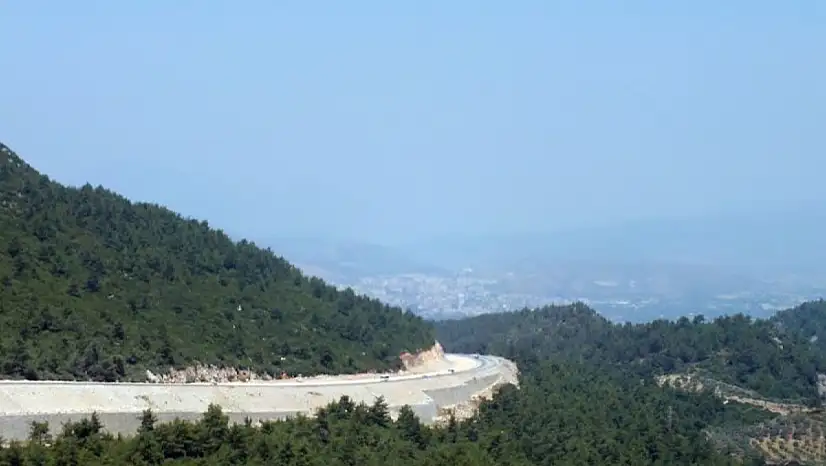 Milas-Yatağan yolunda patlatma çalışması !