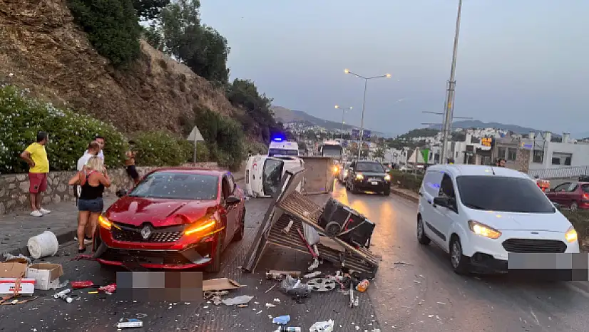 Savaş Alanına Dönen Kazada 3 Kişi Yaralandı