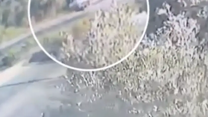 Takla atan kamyonetin görüntüleri ortaya çıktı!