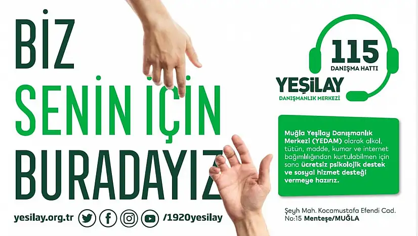 Yeşilay YEDAM Hizmete Başladı