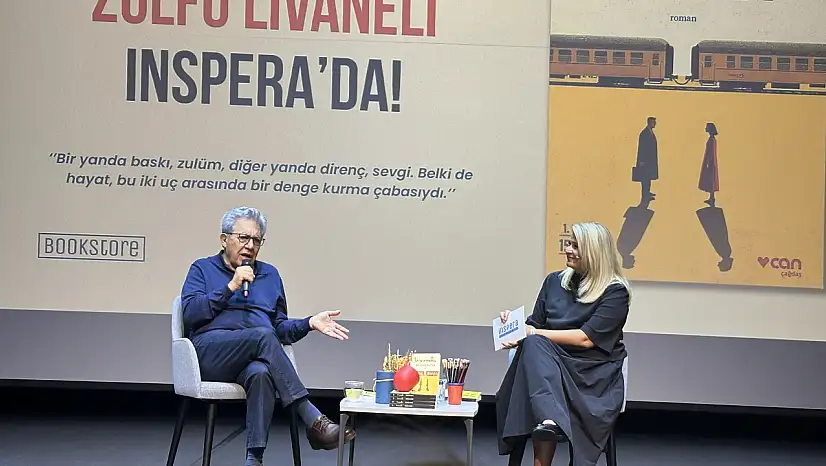 Zülfü Livaneli'den anlamlı buluşma Bekle Beni  kitabı tanıtıldı