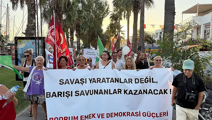 1 Eylül Dünya Barış Gününde 'İsrail' Protestosu