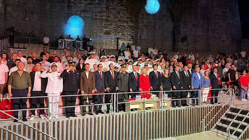 15 Temmuz demokrasi ve millî birlik günü Bodrum'da anıldı
