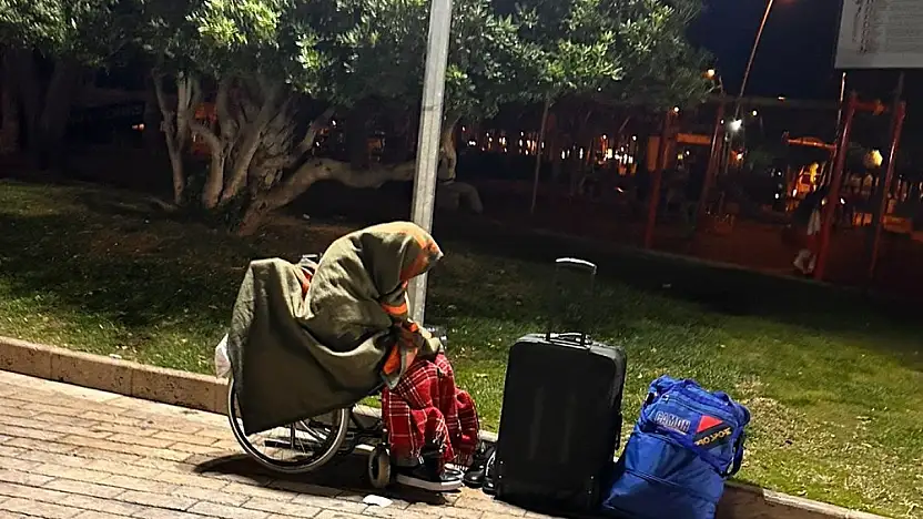 70 yaşındaki Kıbrıs Gazisi ikna edilip aparta yerleştirildi