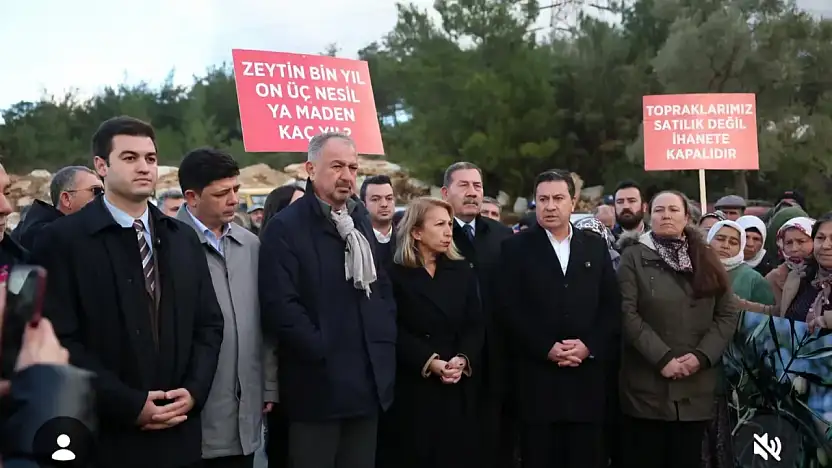 Akbelen'de acele kamulaştırma kararına tepki topraklarımızı terk ttmeyeceğiz