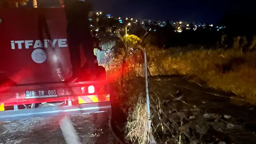 Akyarlar'da yangın paniği ! büyümeden kontrol altına alındı !