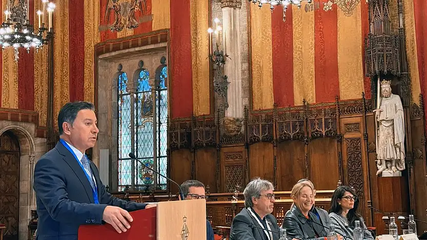 Başkan Aras Barcelona'da iş birliği mesajı verdi