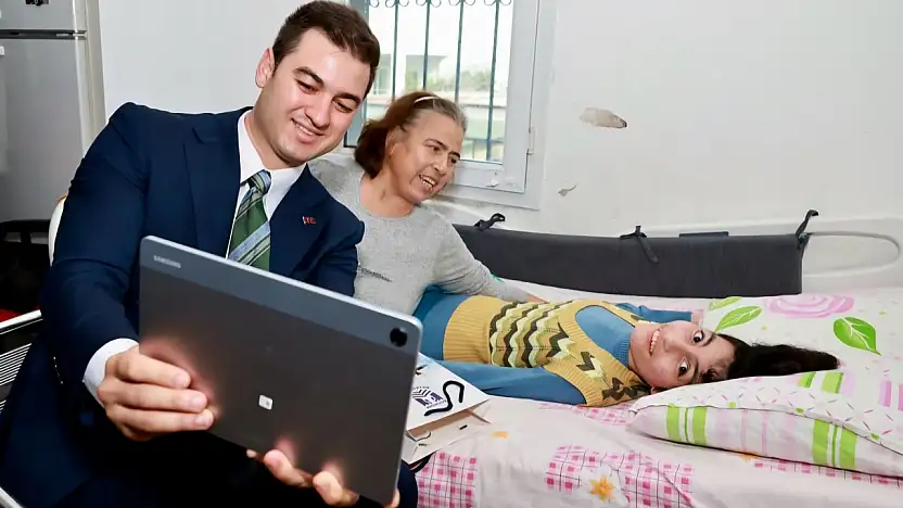 Başkan Mandalinci'den Gülsiye'ye umut ziyareti