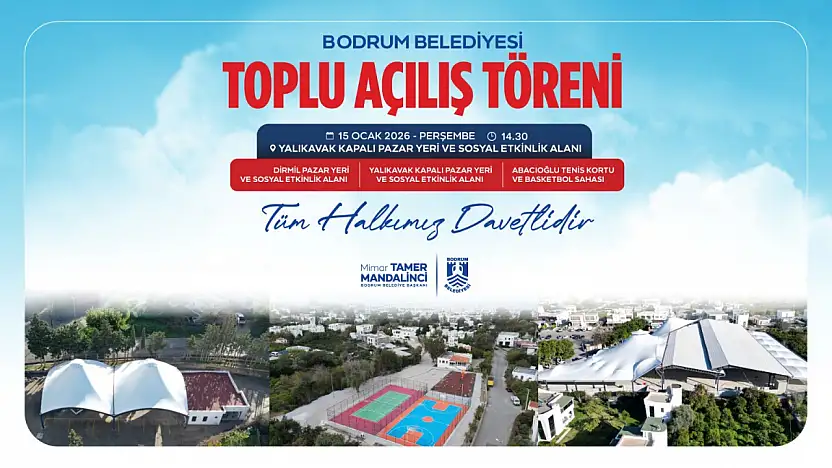 Başkan Mandalinci'den tüm Bodrumlulara davet