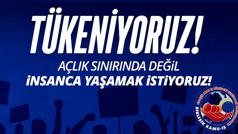 Birleşik Kamu-İş iş bırakma eylemi gerçekleştirdi