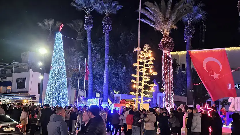 Bodrum 2026'ya coşku dolu kutlamalarla merhaba dedi