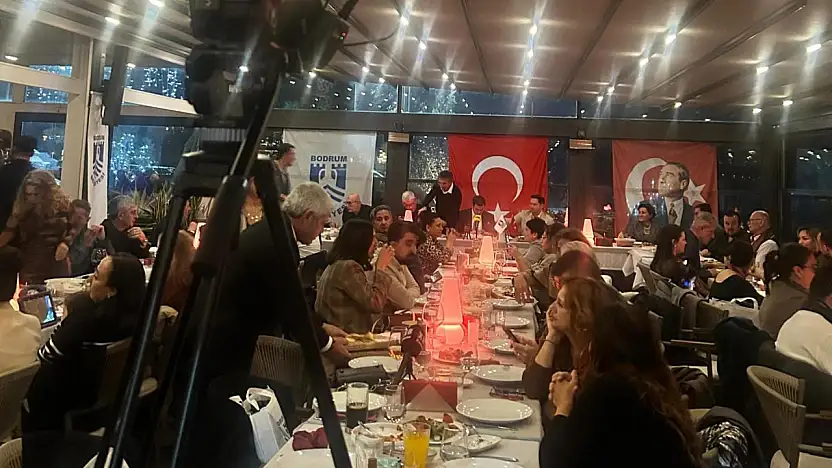 Bodrum'da 10 Ocak Çalışan Gazeteciler Günü yemeği düzenlendi