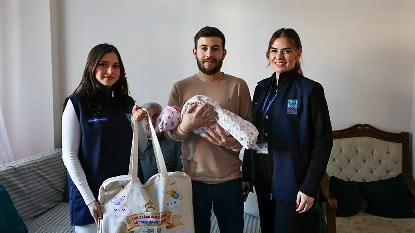 Bodrum'da 2026'nın ilk bebeği Eylül'e anlamlı ziyaret