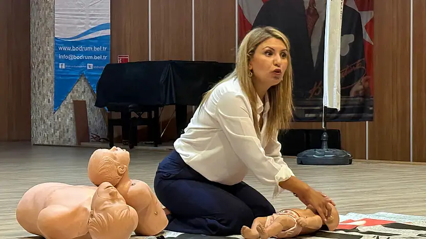 Bodrum'da gazetecilere iş sağlığı ve ilkyardım eğitimi