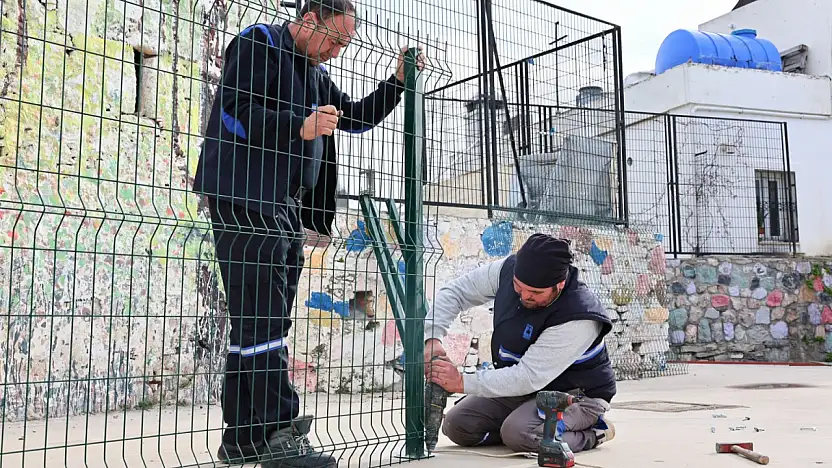 Bodrum'da okullara kapsamlı bakım ve onarım