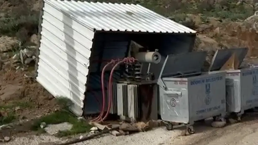 Bodrum'da patlamaya hazır trafo endişe yarattı