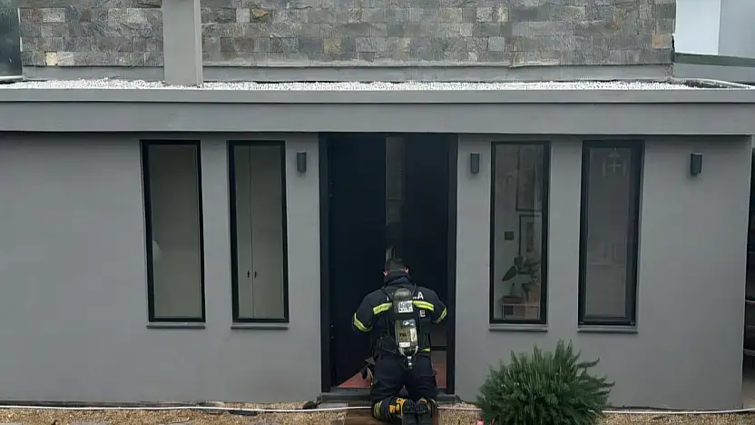 Bodrum'da villada yangın paniği felaket son anda önlendi