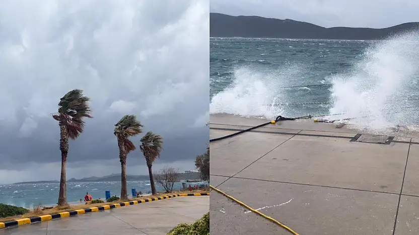 Bodrum için 80 km/sa fırtına uyarısı