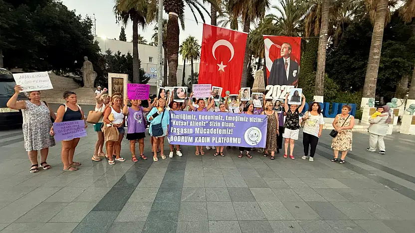 Bodrum Kadın Platformu'ndan kadın cinayetlerine karşı meydan çağrısı