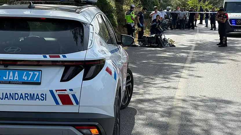Bodrum-Kızılağaç yolunda feci kaza bir ölü bir ağır yaralı