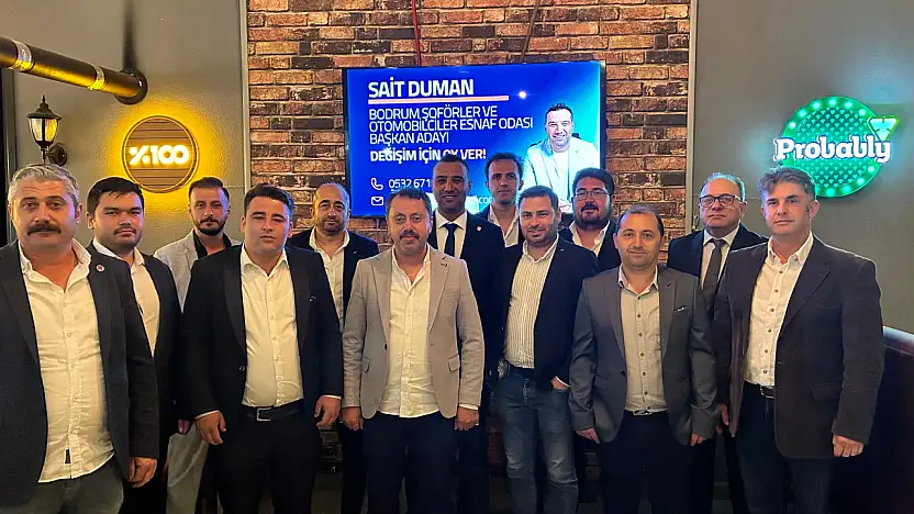 Bodrum Şoförler Odası'nda değişim rüzgârı: Sait Duman adaylığını açıkladı