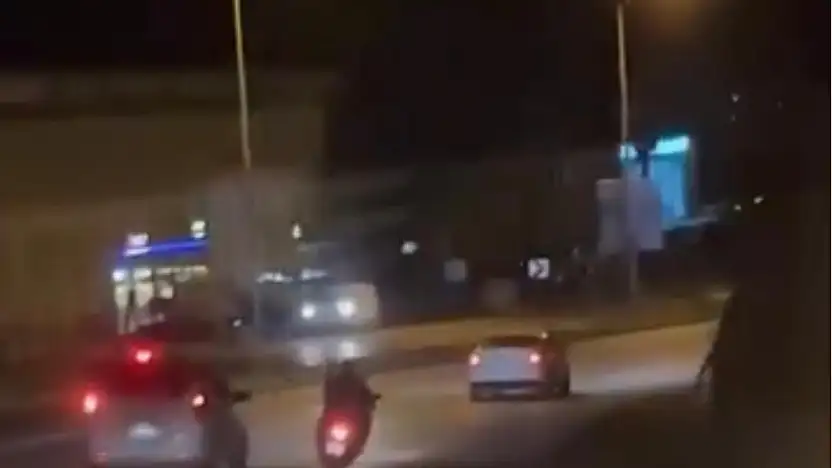 Bodrum–Turgutreis yolunda dehşet anları trafikte akılalmaz kovalamaca