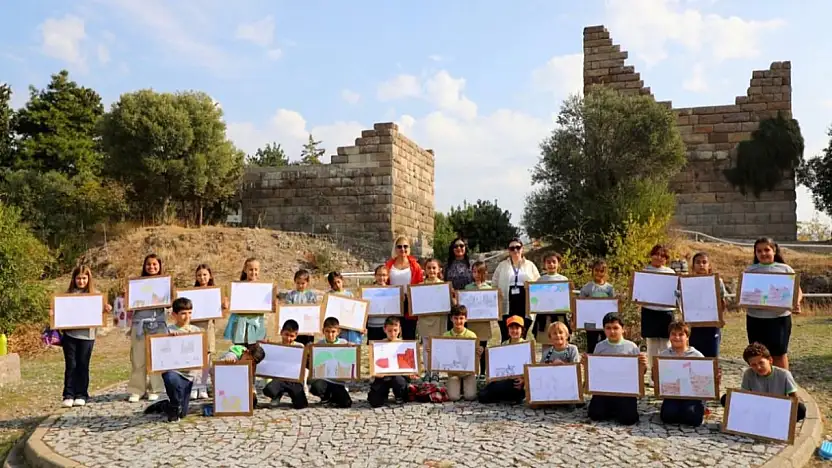 Çocuklar tarihi renklerle keşfetti