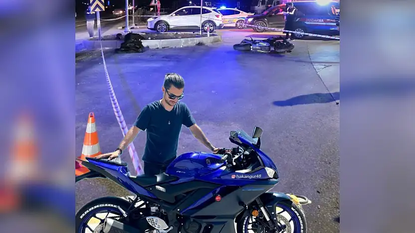 Feci kaza motosiklet tırla çarpıştı 1 ölü