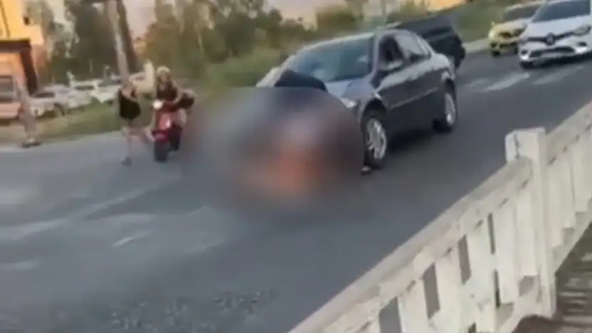Fethiye'de Skandal! İngiliz kadına çarpıp kaçmak istedi !